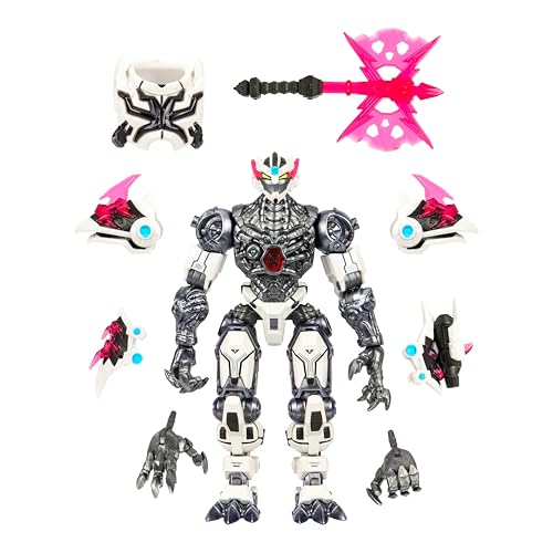 MrBeast Lab Platinum Series Tiger Battle Titan Figure – 6.5-inch, 35 Points Articulation, Premium Packaging (Styles May Vary)
