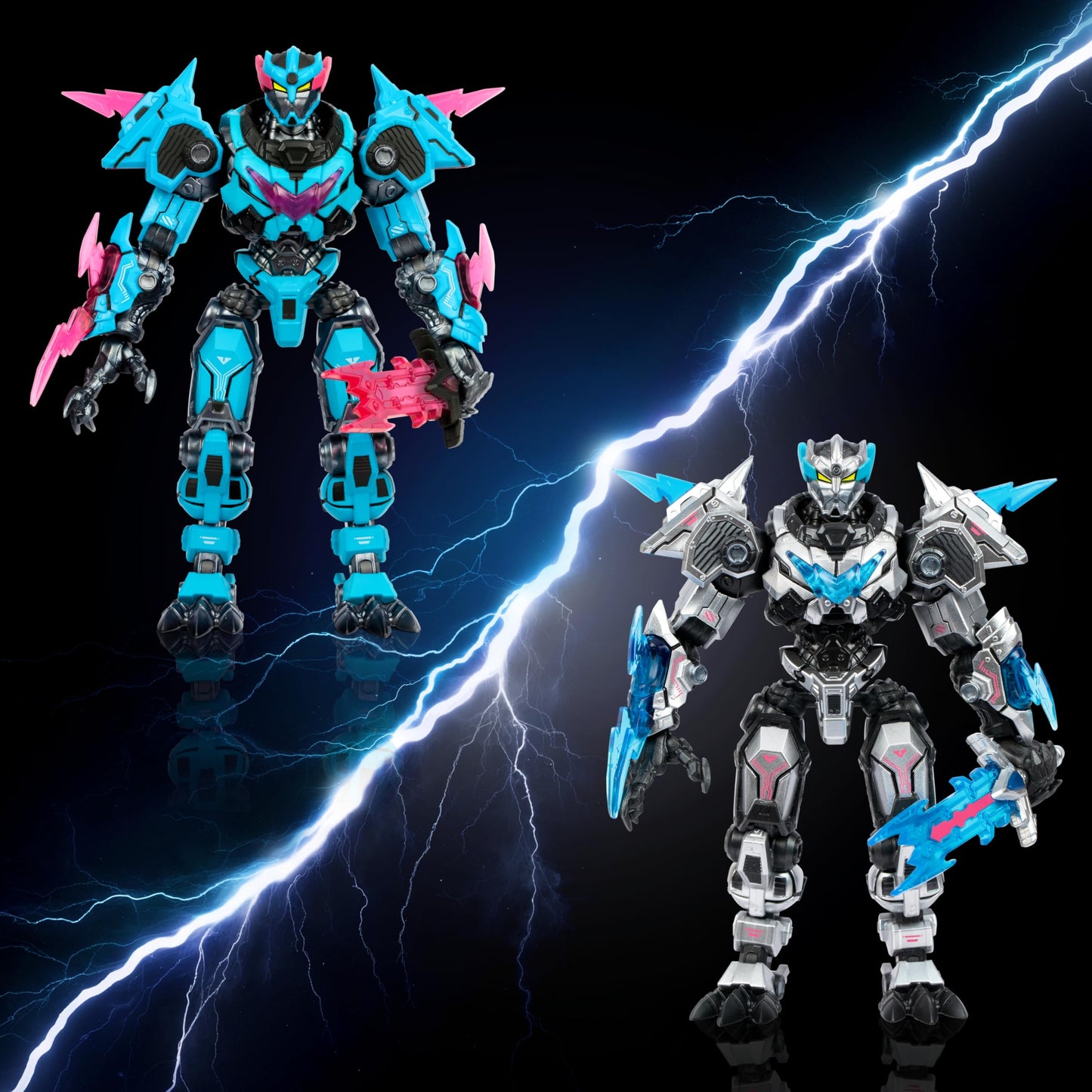 MRBEAST LAB Platinum Series Panther Battle Titan Collector Figure – 6.5", 35 Points of Articulation, Premium Packaging