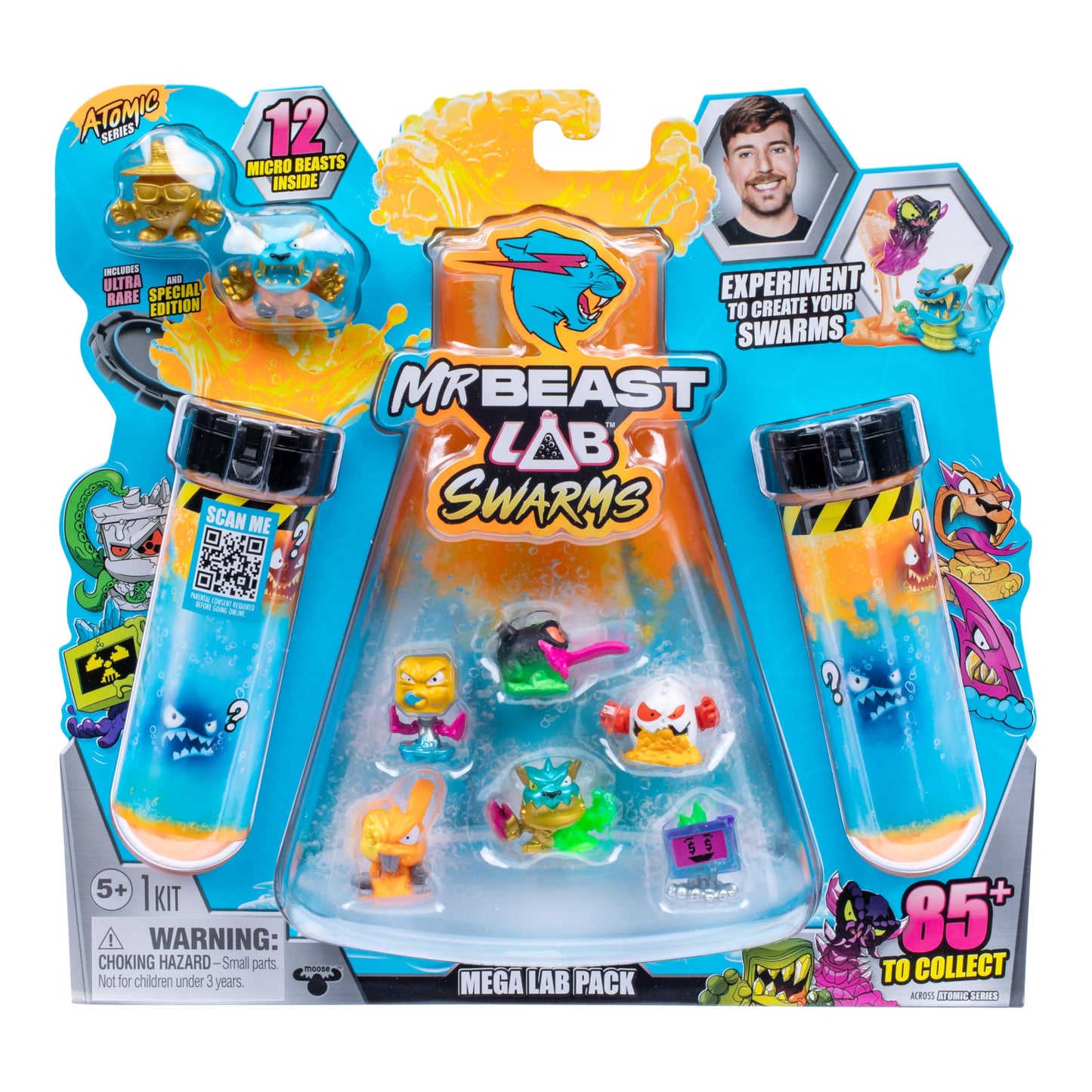 MRBEAST LAB Swarms Atomic Series 12 Pack – Panther Claws, Add Water & Shake to Reveal 2 of 12