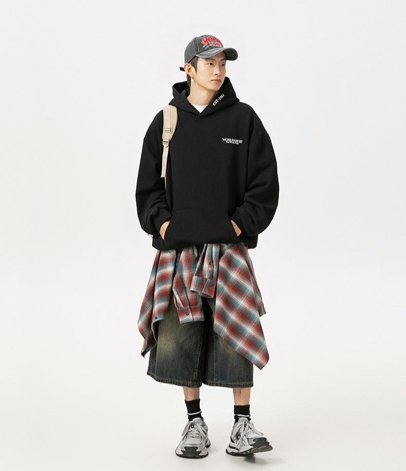 American Retro Hooded Sweater