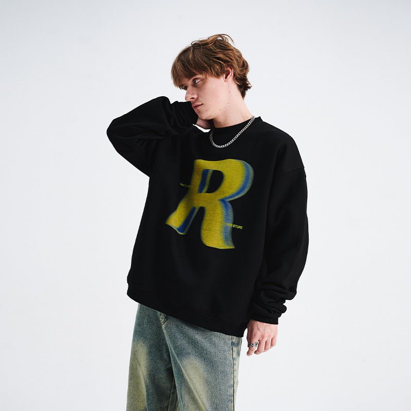 Loose Trendy Round Neck Long Sleeve Sweater