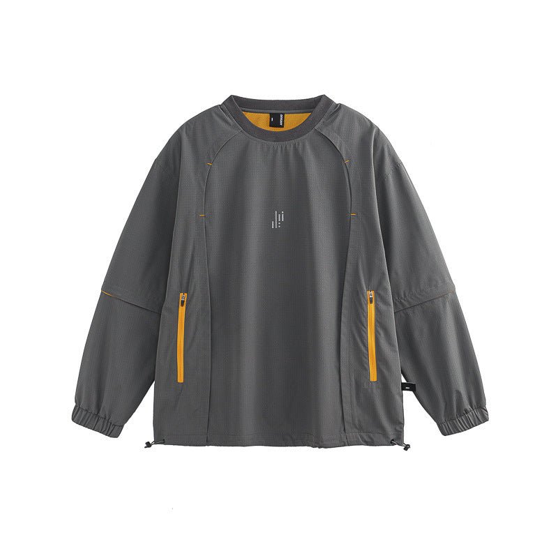 Contrast Color 3-in-1 Functional Sweater