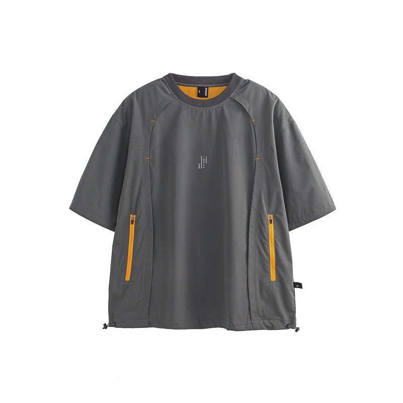 Contrast Color 3-in-1 Functional Sweater