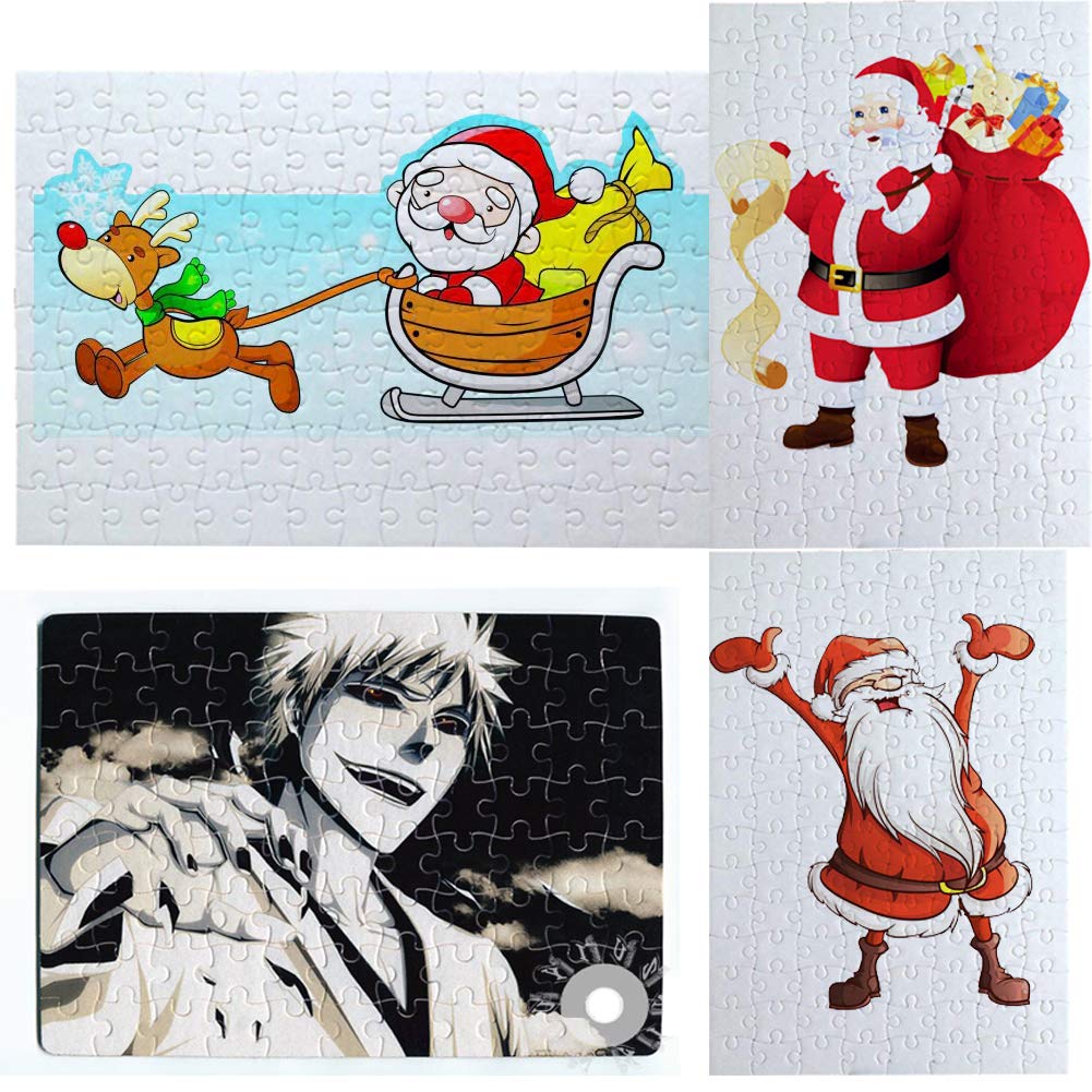 MS WGO 20 Sets Blank Sublimation A4 Jigsaw Puzzles – 120 Pieces Each Sheet