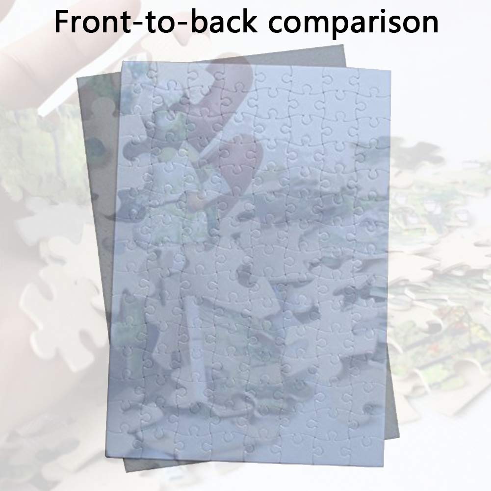 MS WGO 20 Sets Blank Sublimation A4 Jigsaw Puzzles – 120 Pieces Each Sheet
