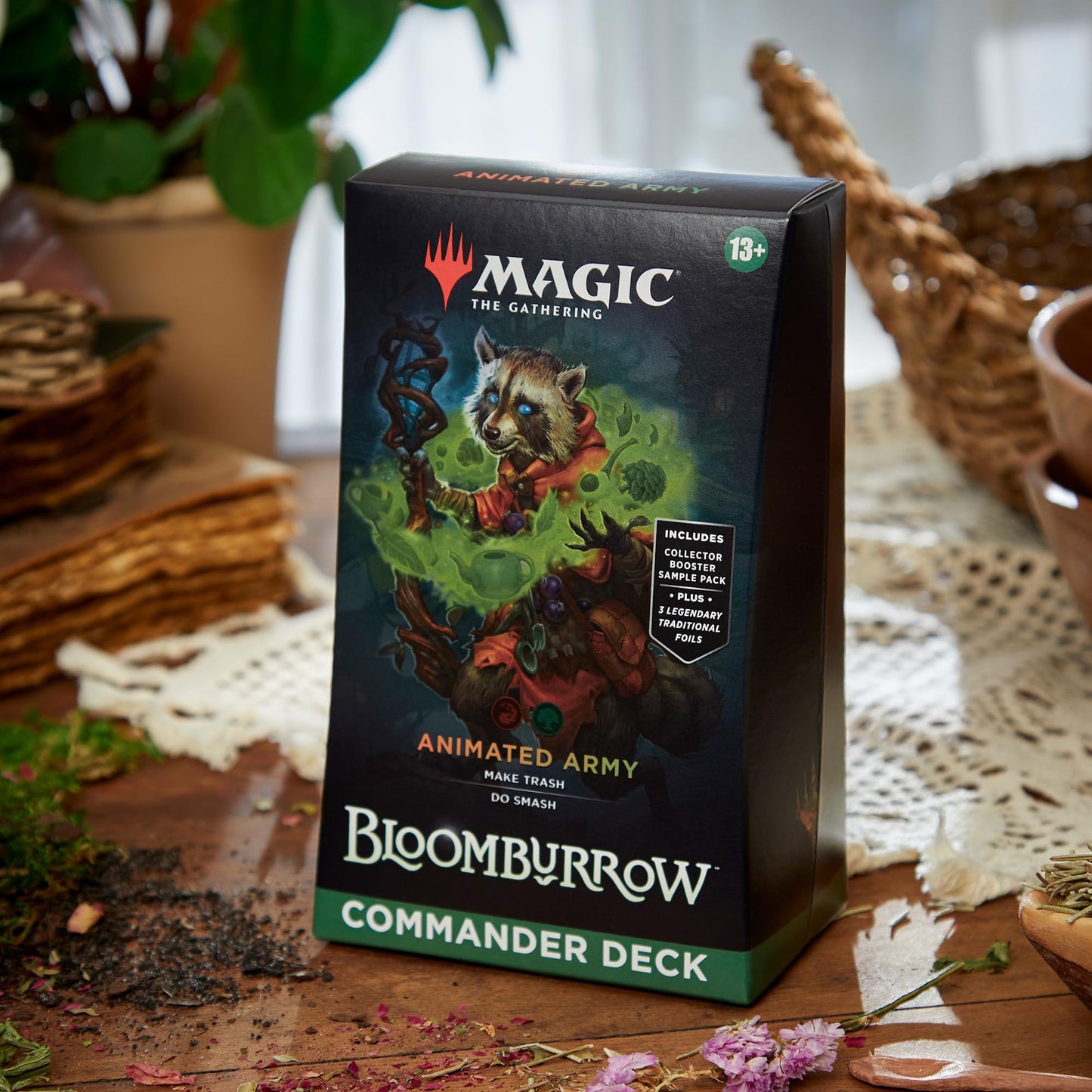 Magic: The Gathering Bloomburrow Animated Army Commander Deck – 100-Card Ready-To-Play