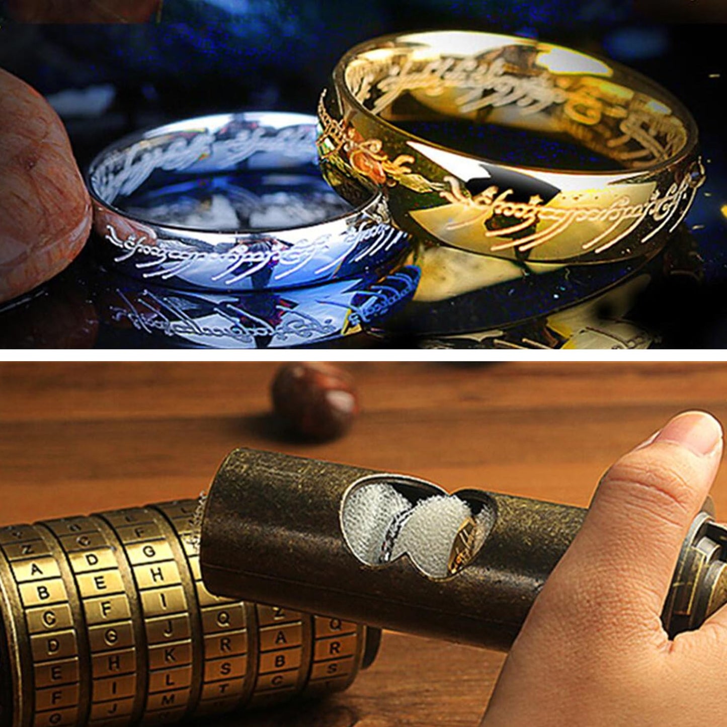 MUCHENGGIFT Da Vinci Code Mini Cryptex – Creative Puzzle Gift Box for Her