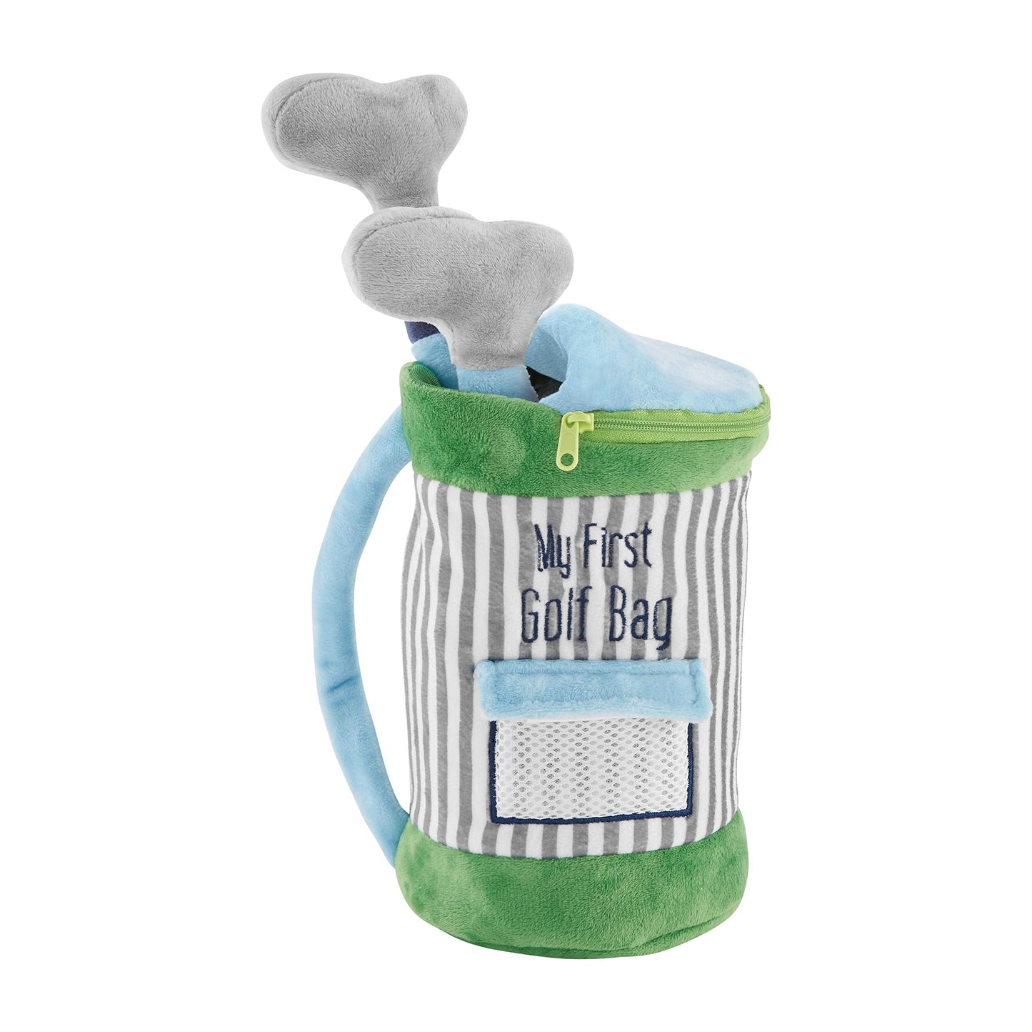 Mud Pie My Golf Bag Plush Set – 5-Piece Interactive Kids Golf Toy
