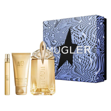 Mugler Alien Goddess Gift Set 60ml Refillable EDP + 10ml EDP + 50ml Body Lotion