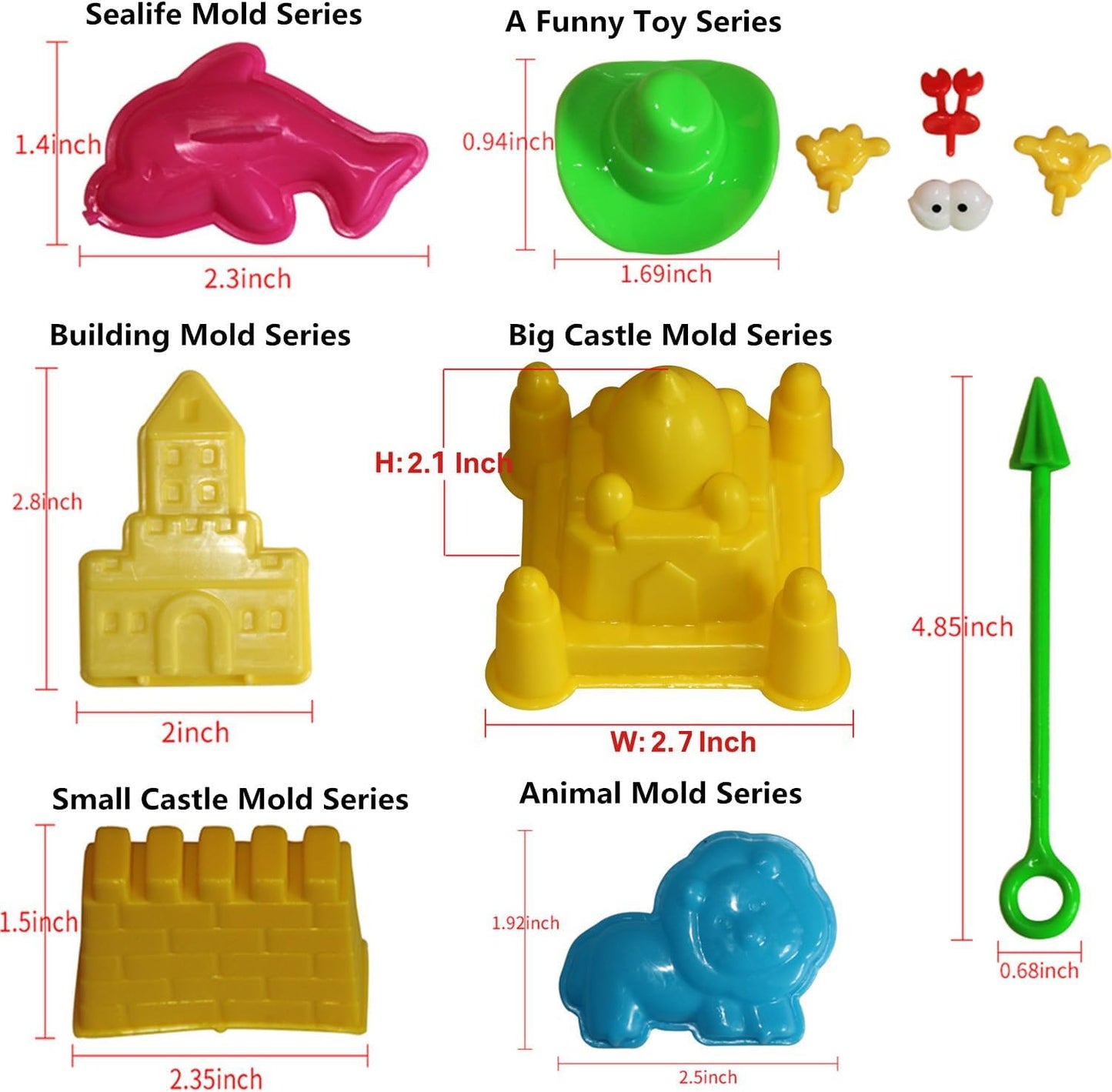 MUKOOL Sand Molding Tools 42pc Mold Activity Set – Compatible with Any Molding Sand