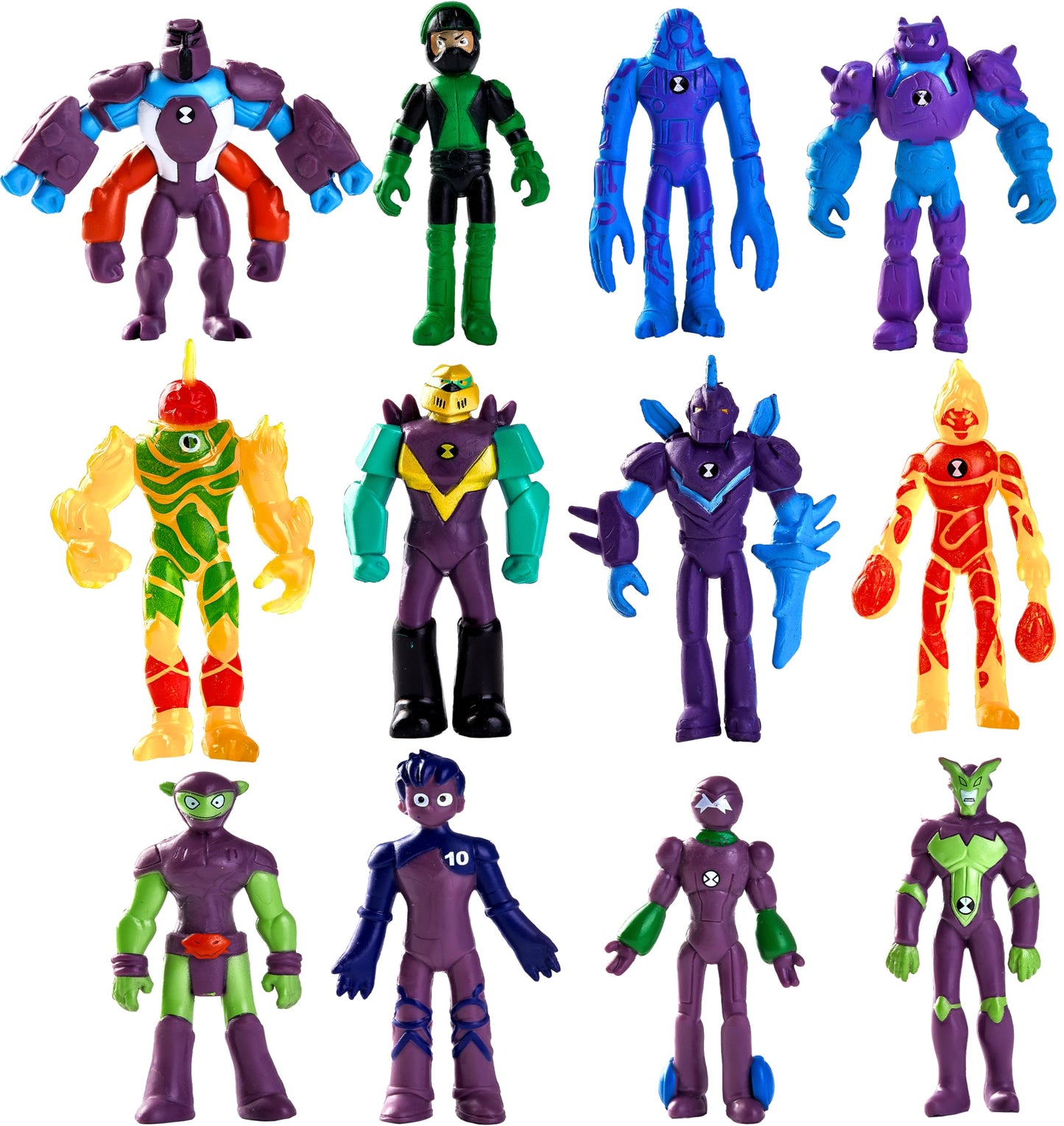 MUKSSE Omnitrix Action Figures Set – Exclusive Collectibles & Cake Toppers