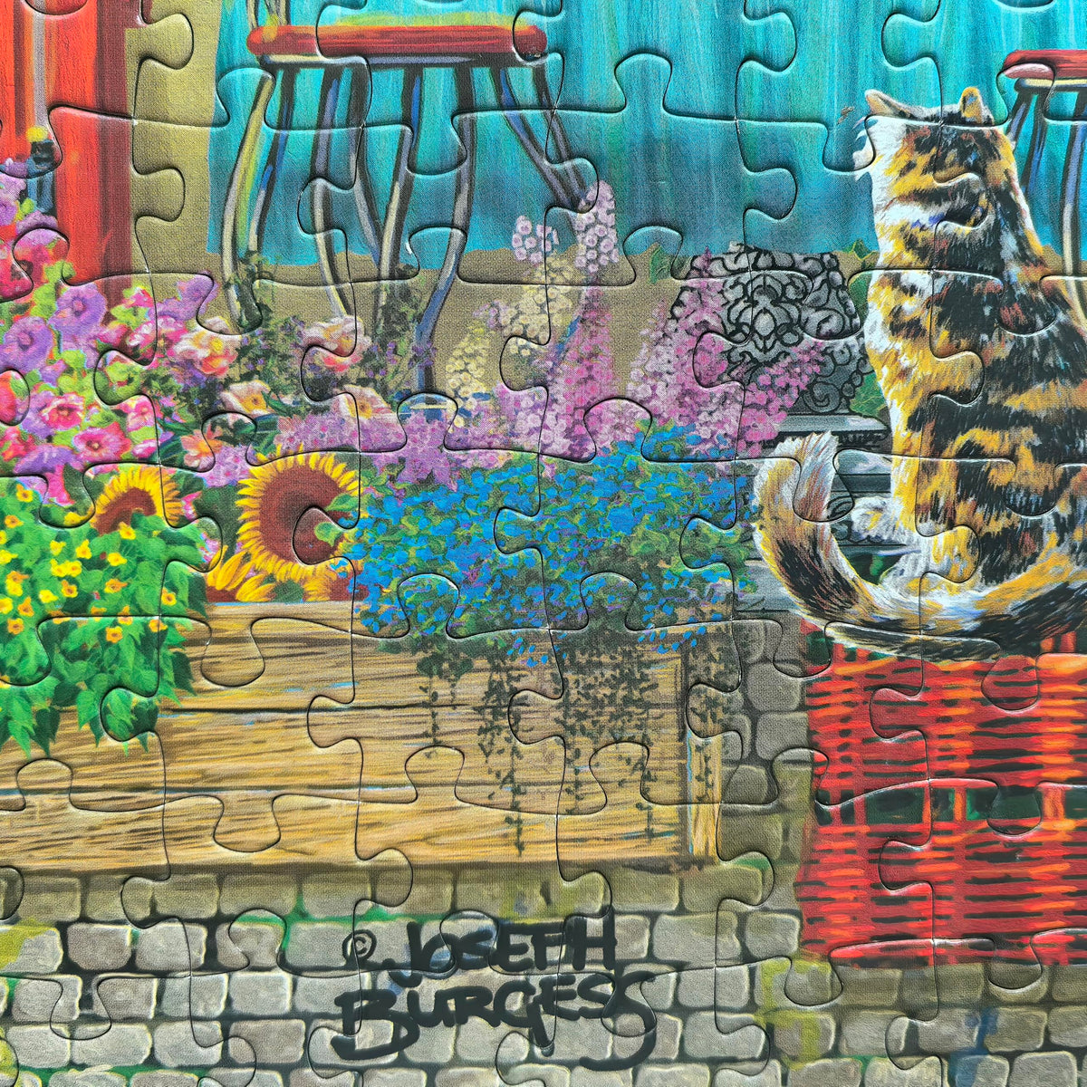 Mulic Artist Joseph Burgess 500-Piece Puzzle for Adults – Jigsaw (Very Hungry)