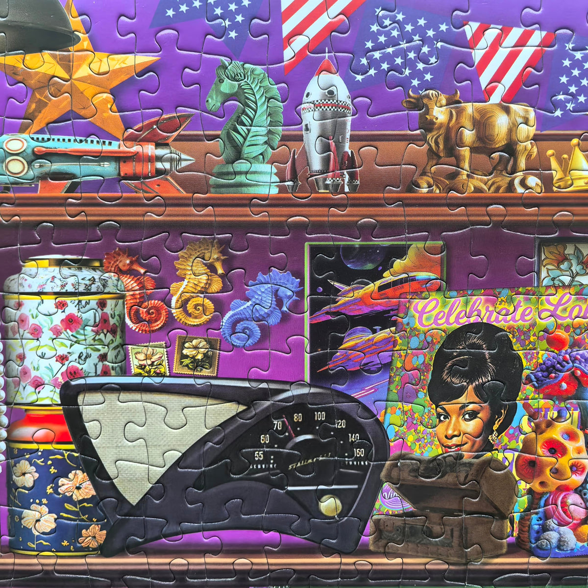 Mulic 500-Piece Puzzles for Adults – Collected 2 Licensed by Chris Bigelow – Retro Back to The Past