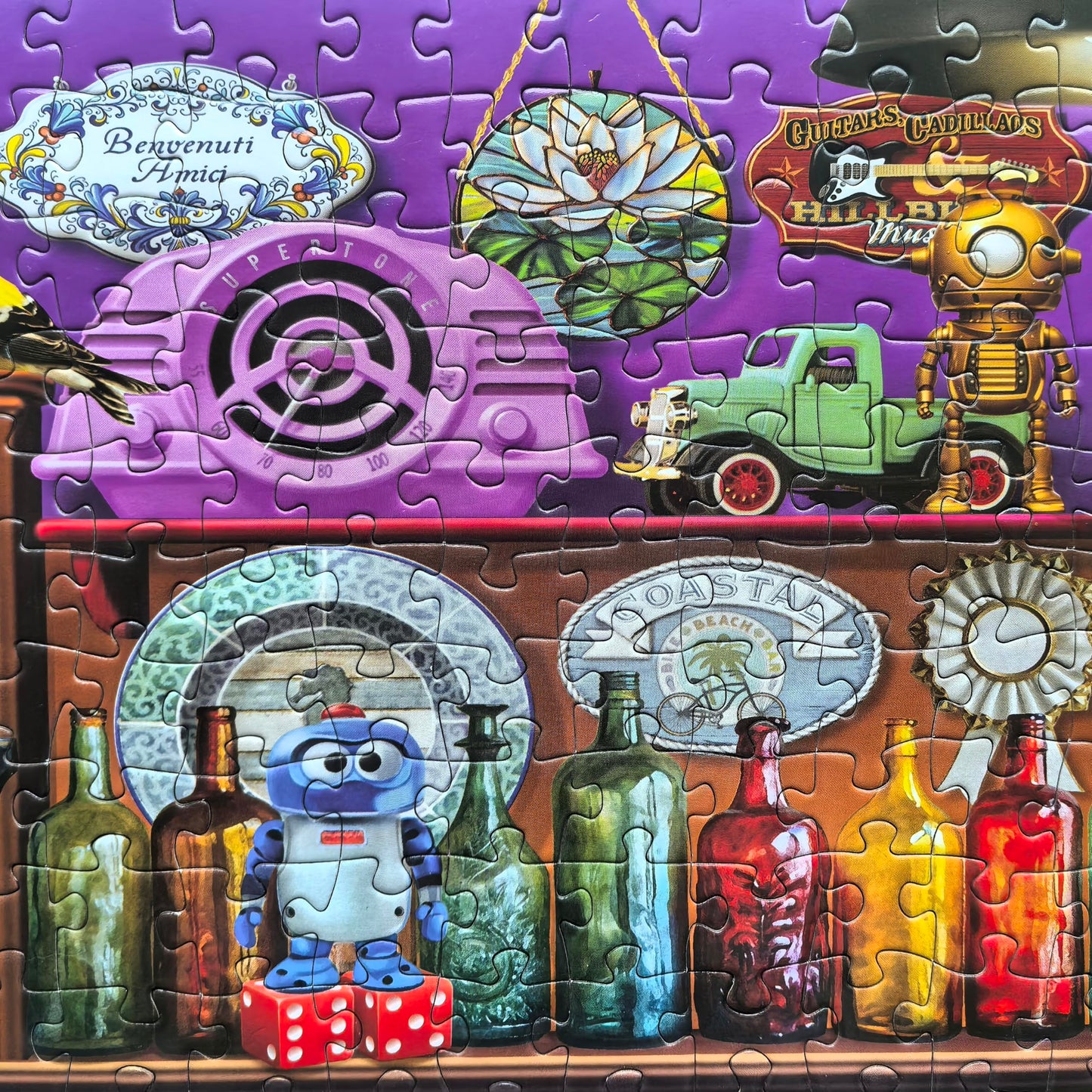 Mulic 500-Piece Puzzles for Adults – Collected 2 Licensed by Chris Bigelow – Retro Back to The Past