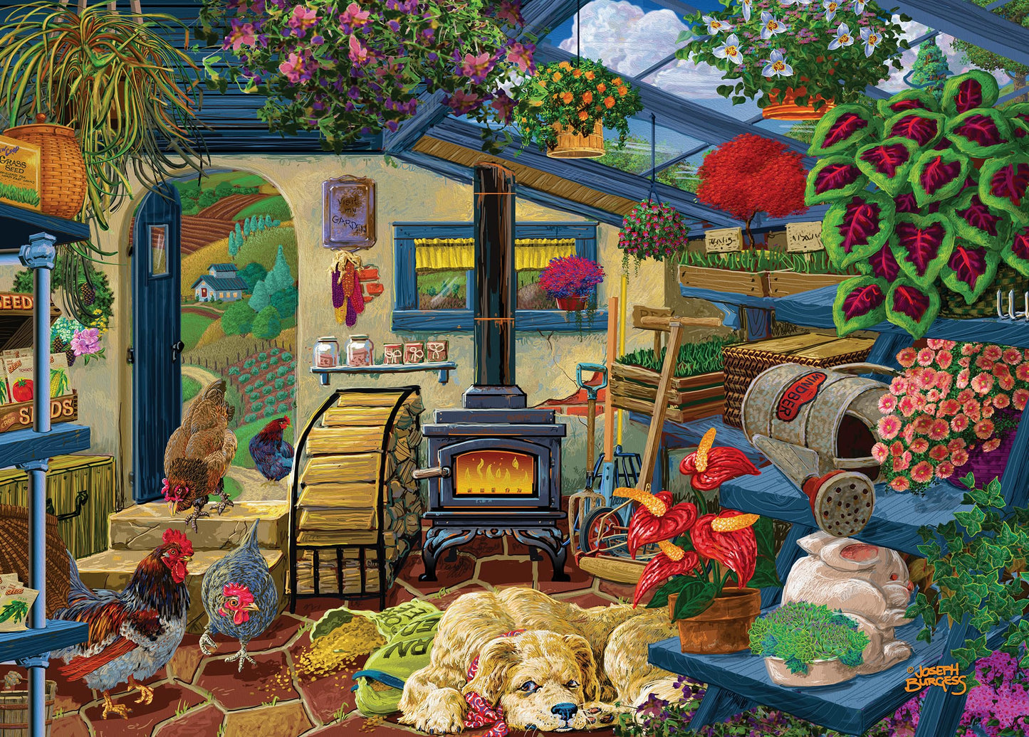 Mulic 500 Piece Puzzle – The Range Free Bandits (Licensed by Joseph Burgess) | Visit My Garden