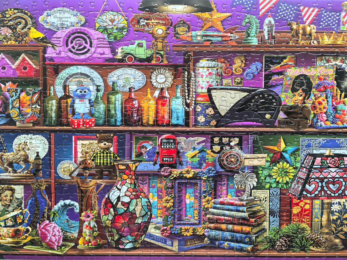 Mulic 500-Piece Puzzles for Adults – Collected 2 Licensed by Chris Bigelow – Retro Back to The Past