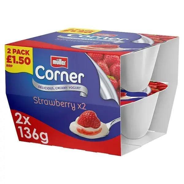 Müller Corner Strawberry 2 x 136 (272g)