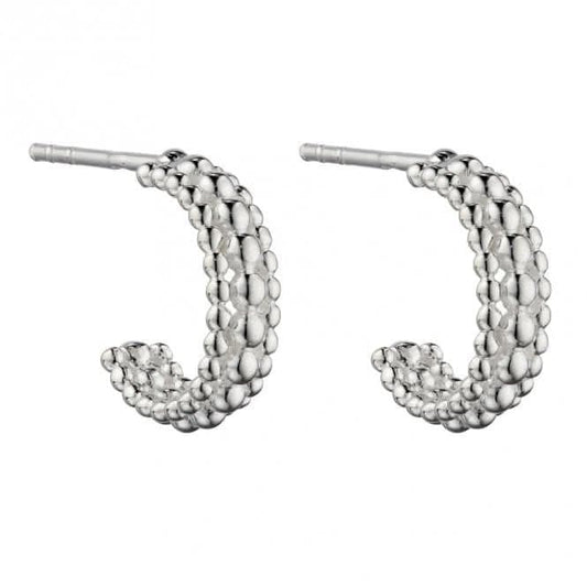 Multi Bead 3/4 Hoop Earrings E6010
