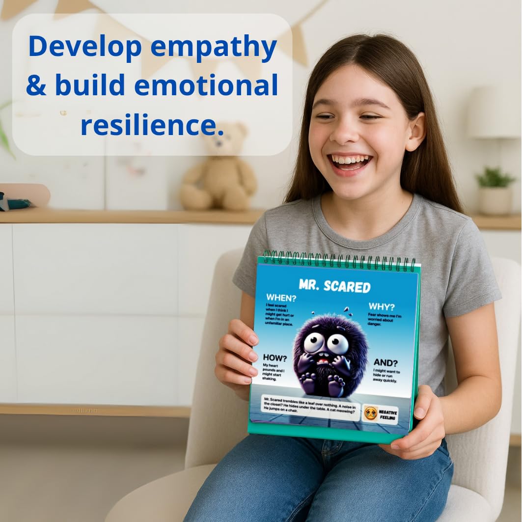 Multi-Memo Emotion Flipbook for Kids | Feelings Builder for Home, School & Therapy