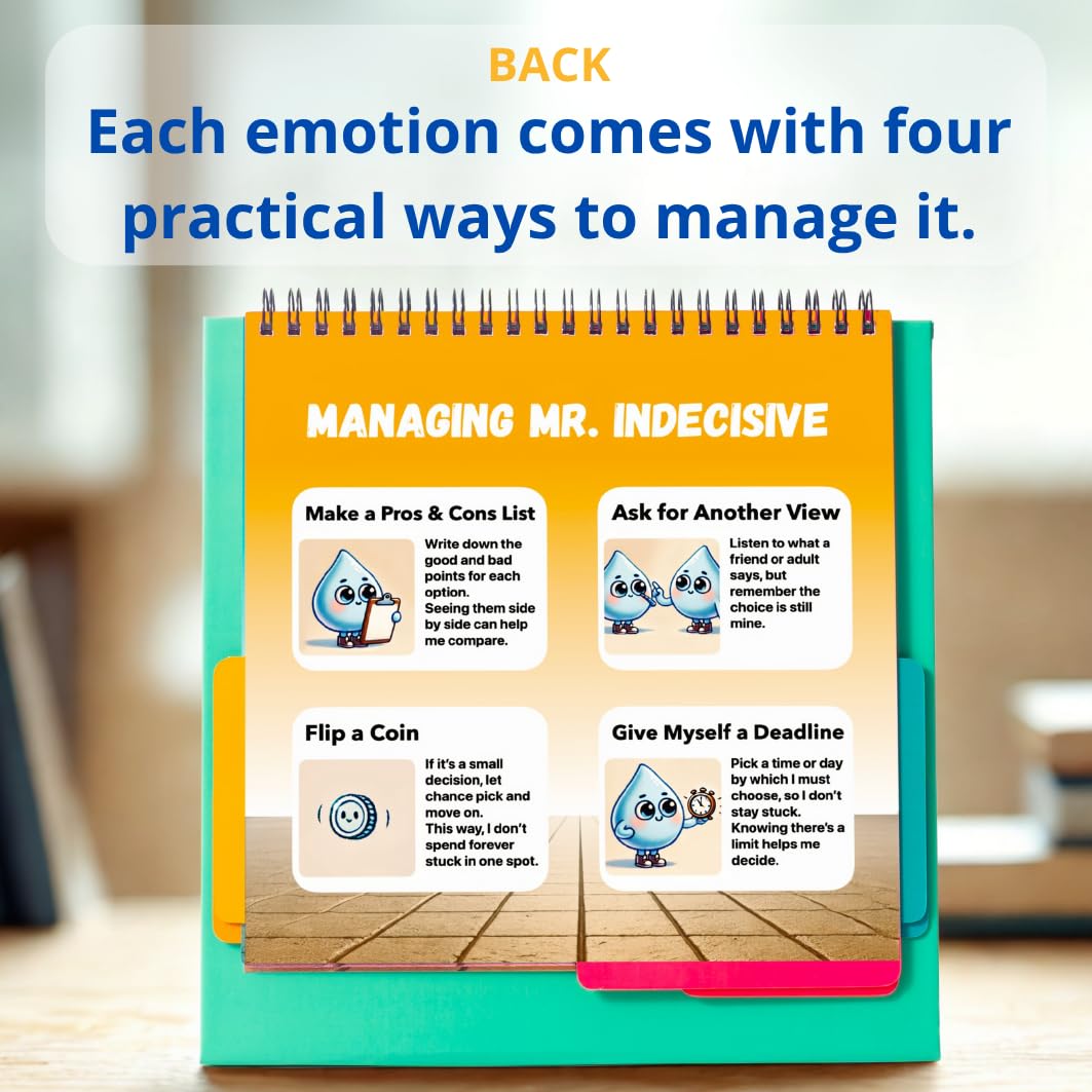 Multi-Memo Emotion Flipbook for Kids | Feelings Builder for Home, School & Therapy