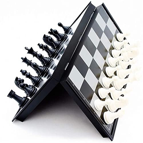 Multipurpose Go Magnetic Travel Chess Set - Foldable 9.84-Inch Board for Kids and Adults