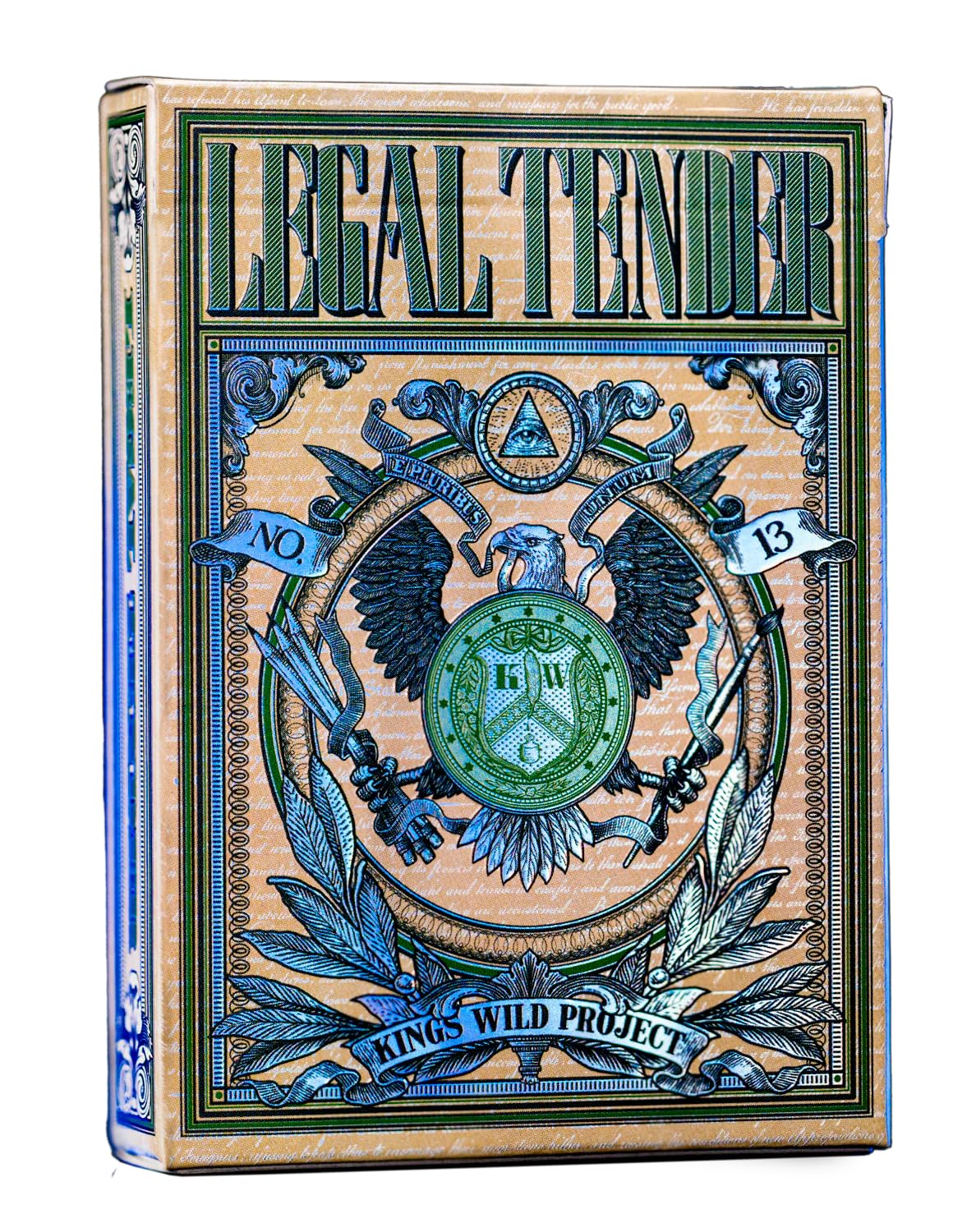 Murphy's Magic Supplies — Holographic Legal Tender Playing Cards by Kings Wild