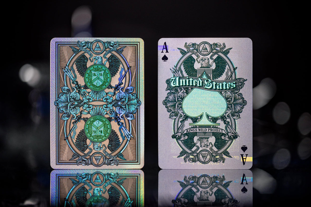 Murphy's Magic Supplies — Holographic Legal Tender Playing Cards by Kings Wild