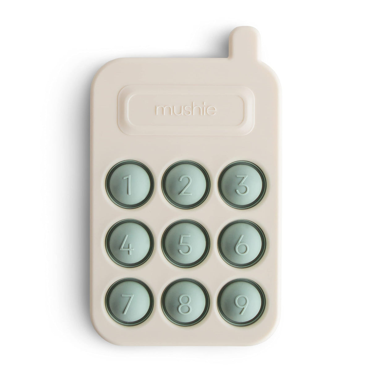 Mushie Phone Press Toy Cambridge Blue – Sensory Bubble Pop for Toddlers