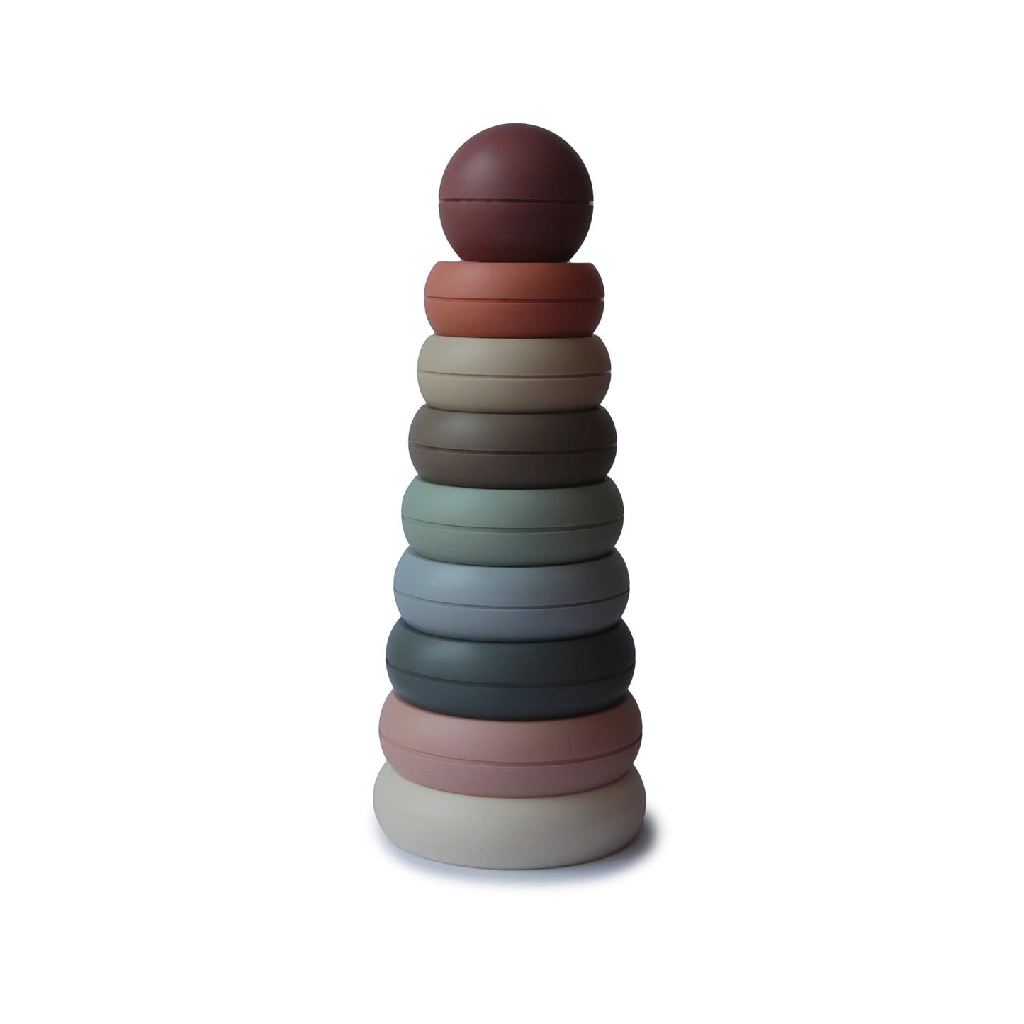 Mushie Stacking Rings Toy – Made in Denmark, BPA-Free & Safe for Babies