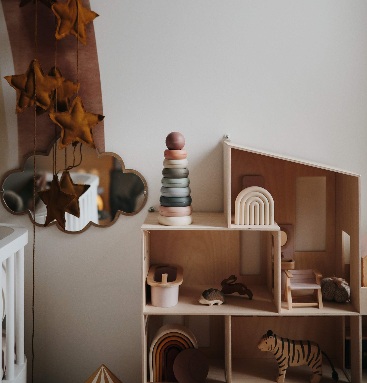 Mushie Stacking Rings Toy – Made in Denmark, BPA-Free & Safe for Babies