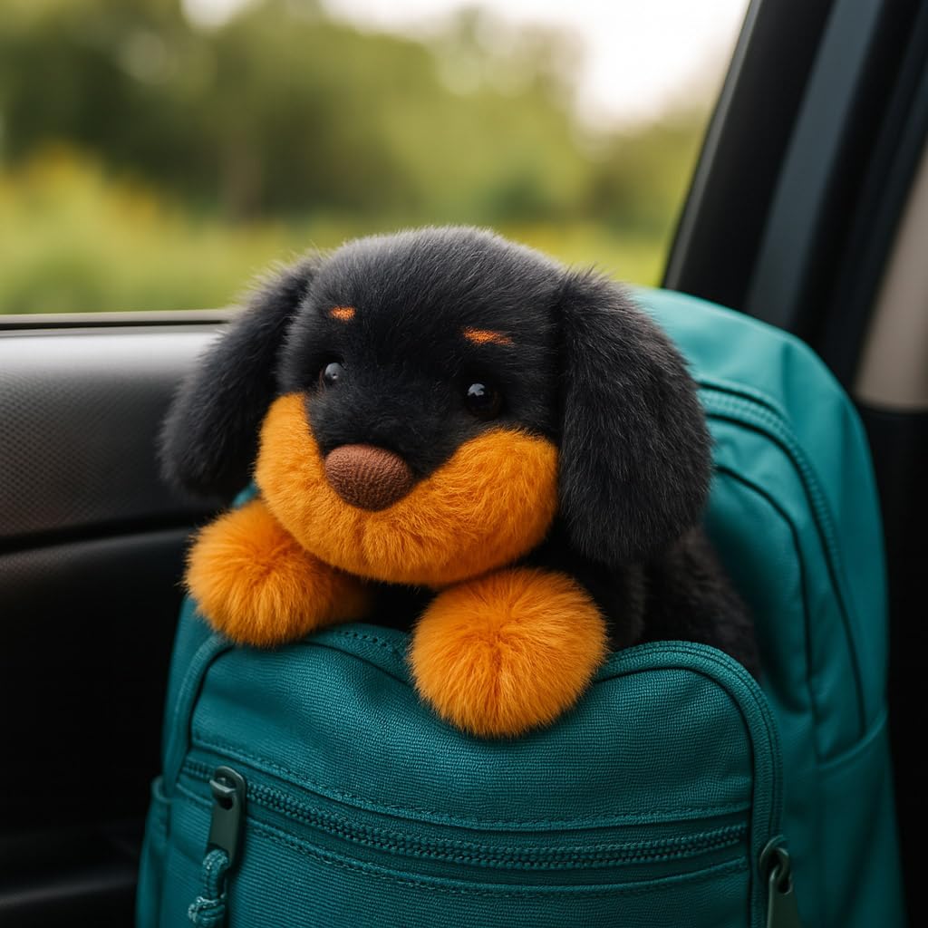 Mushymallow Adorable Dachshund Plush Toy – Soft Stuffed Dog for Kids, Great Gift Idea