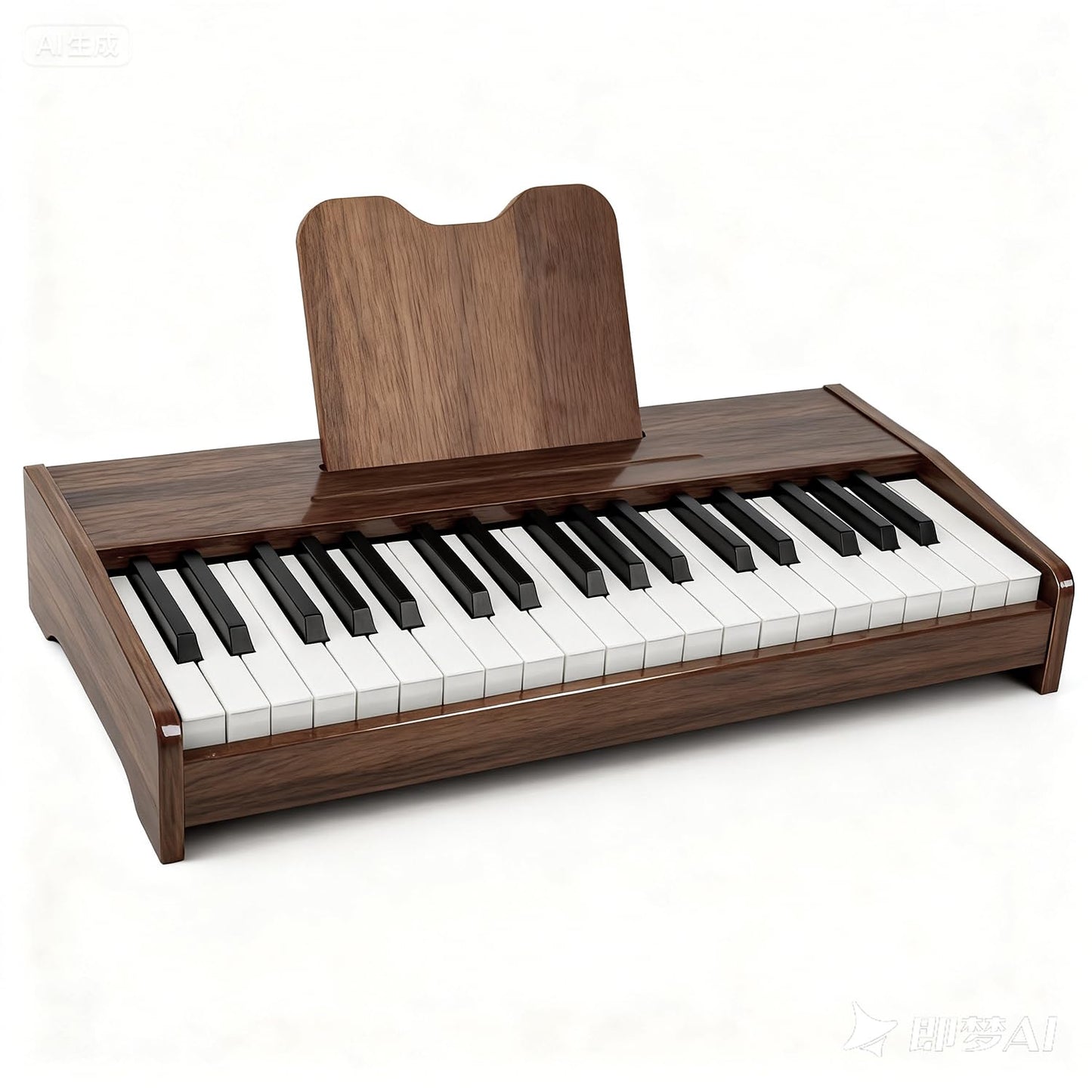 MusicForset Kids Wooden Piano Keyboard — 37 Keys & Stand, Ages 3+