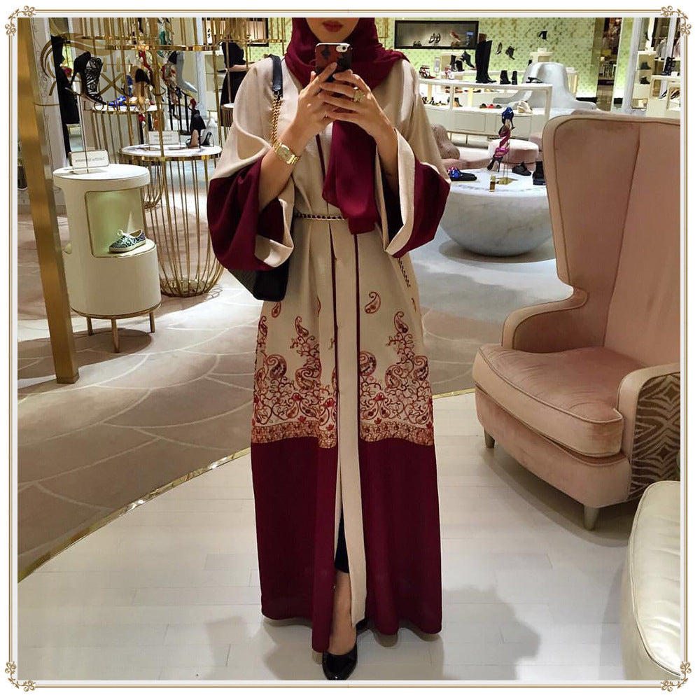 Muslim Women's Abaya Dress-Breathable Abaya Cape