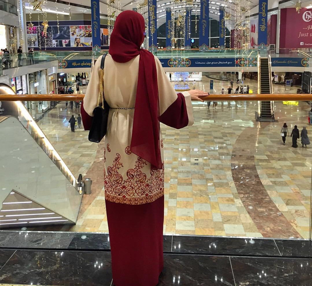Muslim Women's Abaya Dress-Breathable Abaya Cape