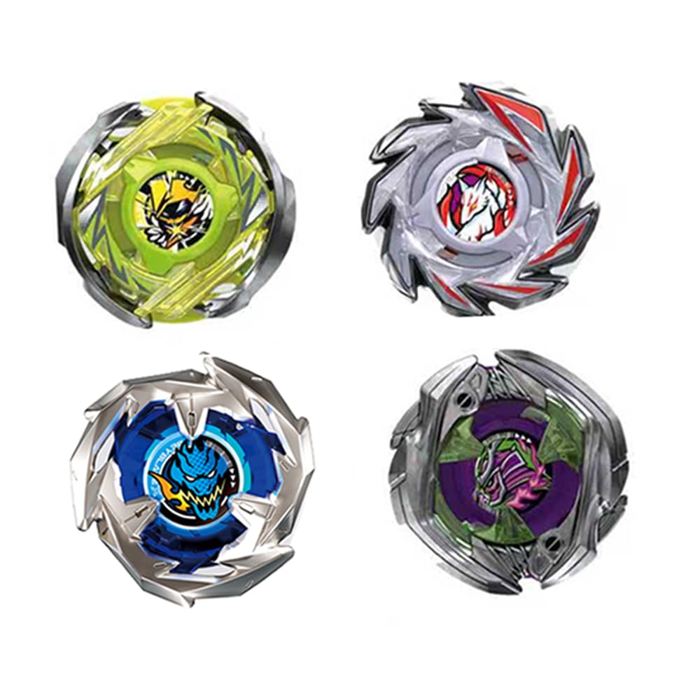 MUSTYBELT Battling Top Burst Gyro Set – 8 Tops & 2 Launchers for Kids 6+