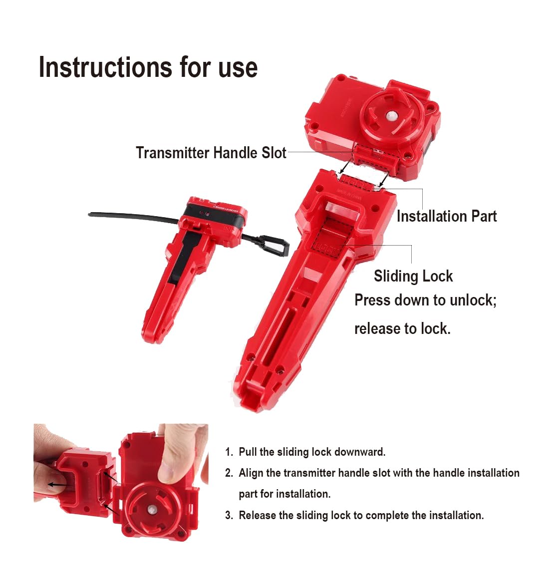 MUSTYBELT Bey Battling Top Burst Gyros – 12 Tops & 2 Launchers