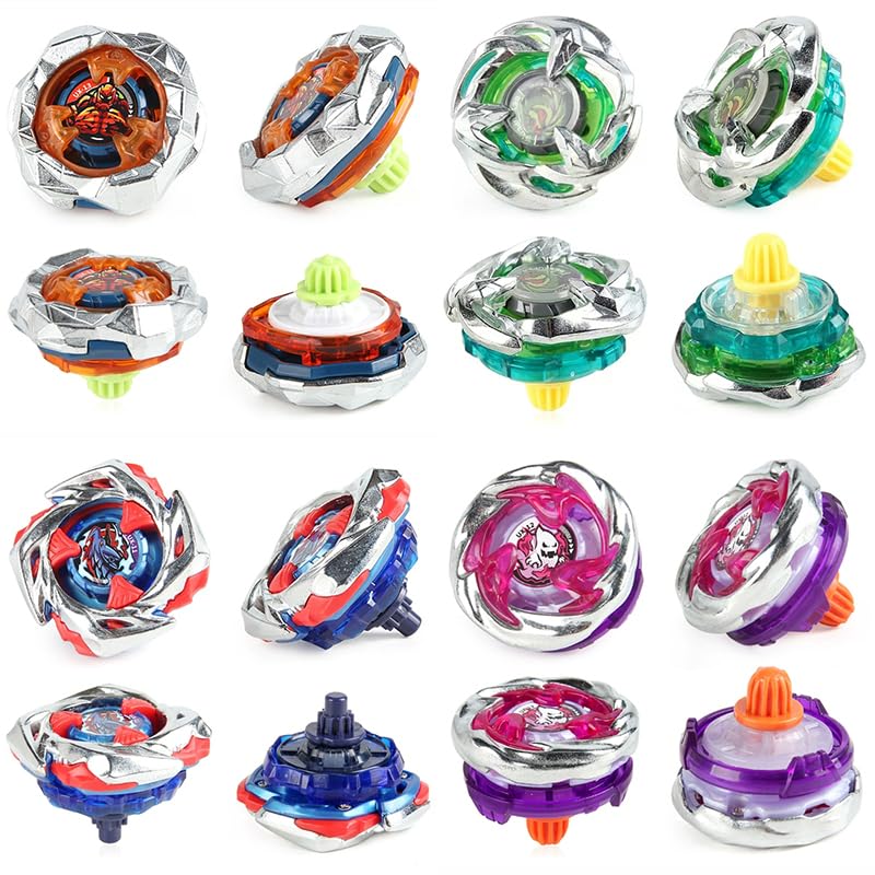 MUSTYBELT Bey Battling Top Burst Gyros – 12 Tops & 2 Launchers
