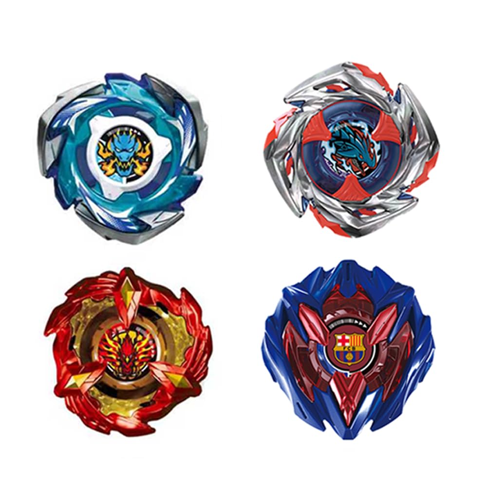 MUSTYBELT Battling Top Burst Gyro Set – 8 Tops & 2 Launchers for Kids 6+