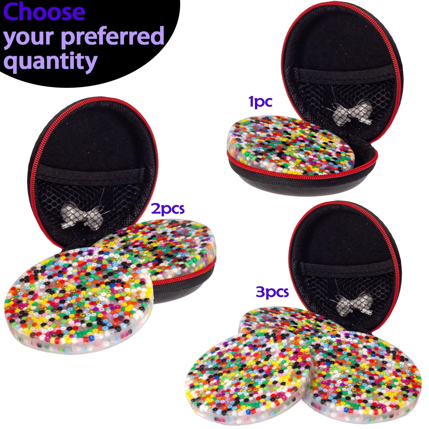 MUYMUT Picky Pad 1pc – Non-Sticky Silicone Fidget Pad for Dermatillomania, ADHD & OCD | 8 cm (3.2 in)