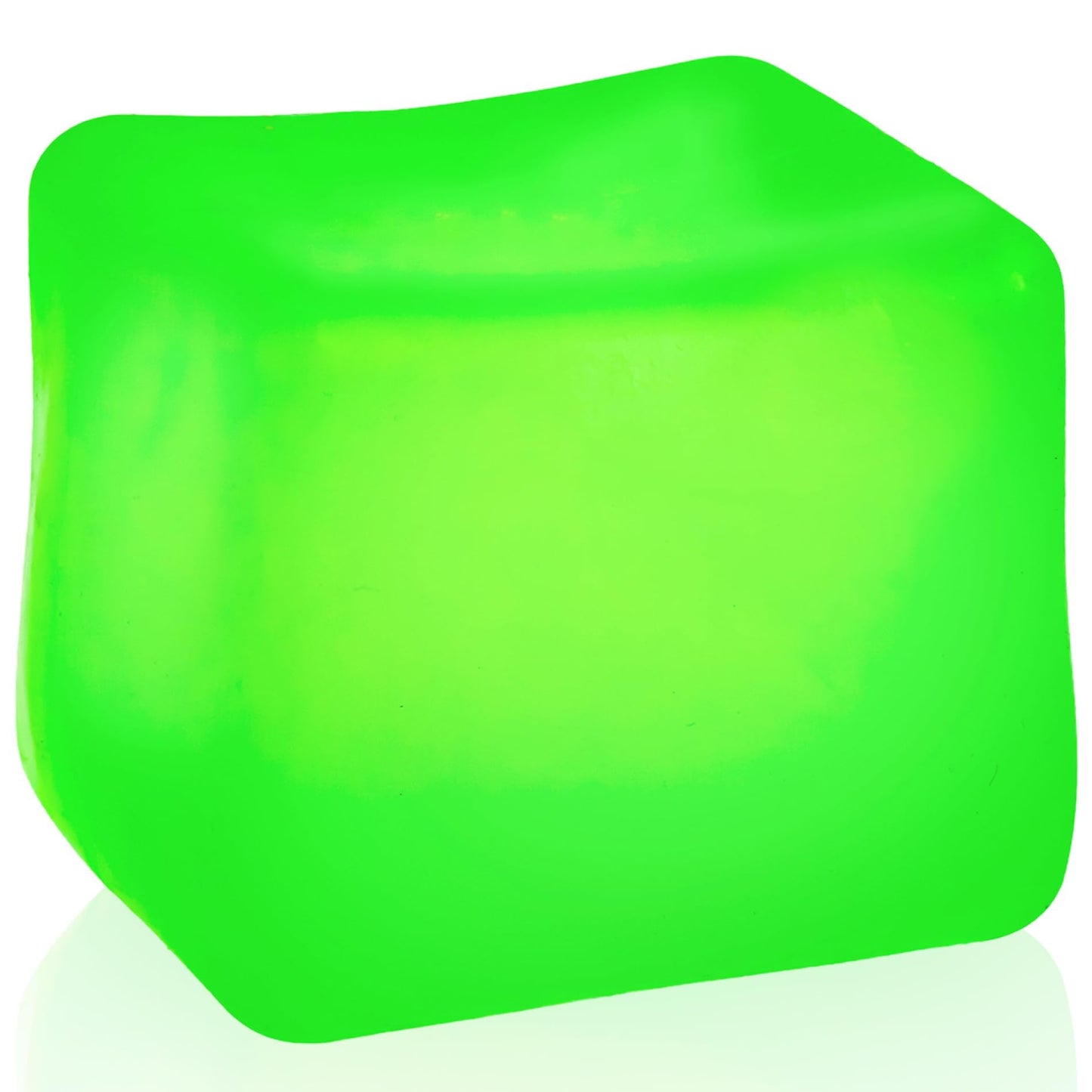 MUYMUT Sensory Stress Cube – High-Density Gel Fidget Toy with Matte Finish (Green) | 1-Pack