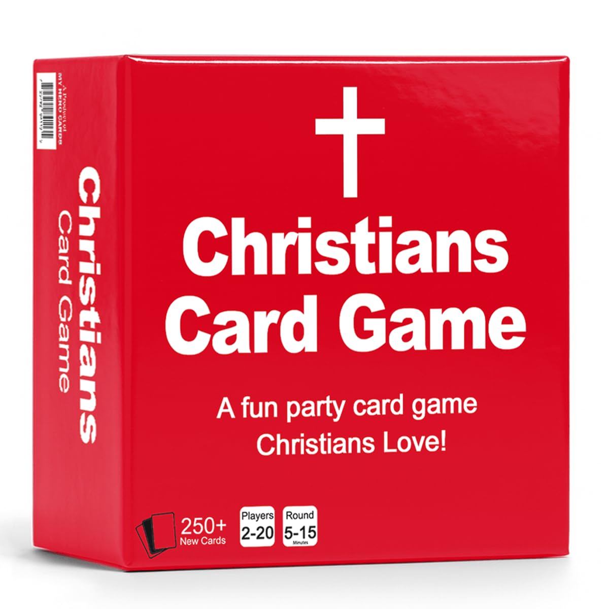 MY HERO CARDS Christians Card Game – Hilarious, Clean Party Game for Adults & Teens | 250+ Cards | 2–20 Players