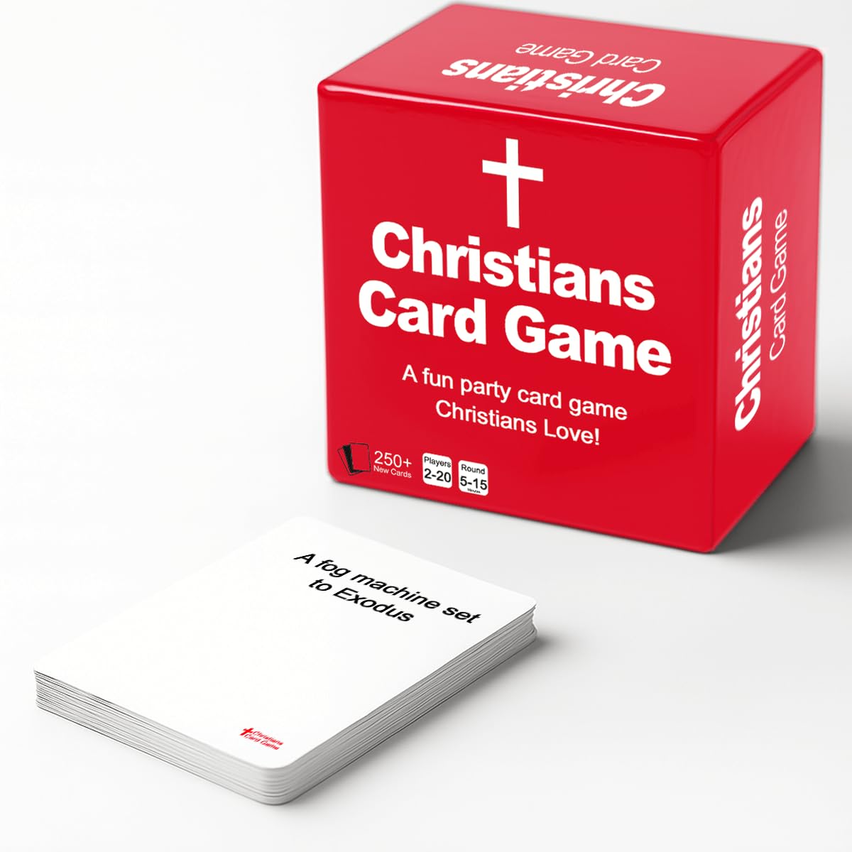 MY HERO CARDS Christians Card Game – Hilarious, Clean Party Game for Adults & Teens | 250+ Cards | 2–20 Players