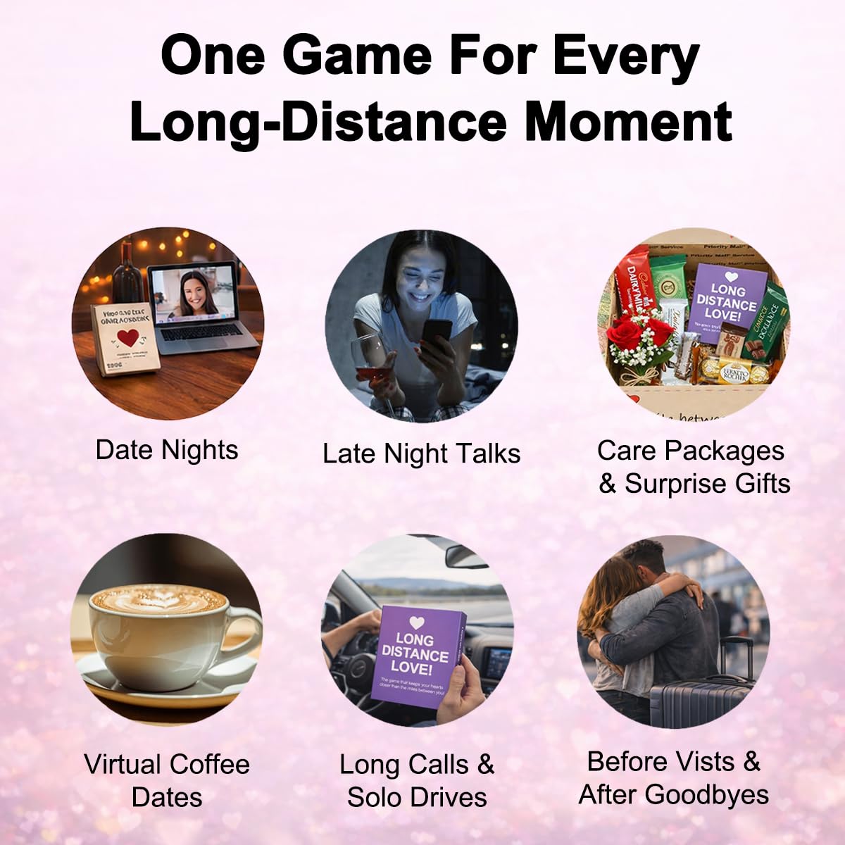 MY HERO CARDS: Long Distance Love Card Game — 150 Prompts for Couples
