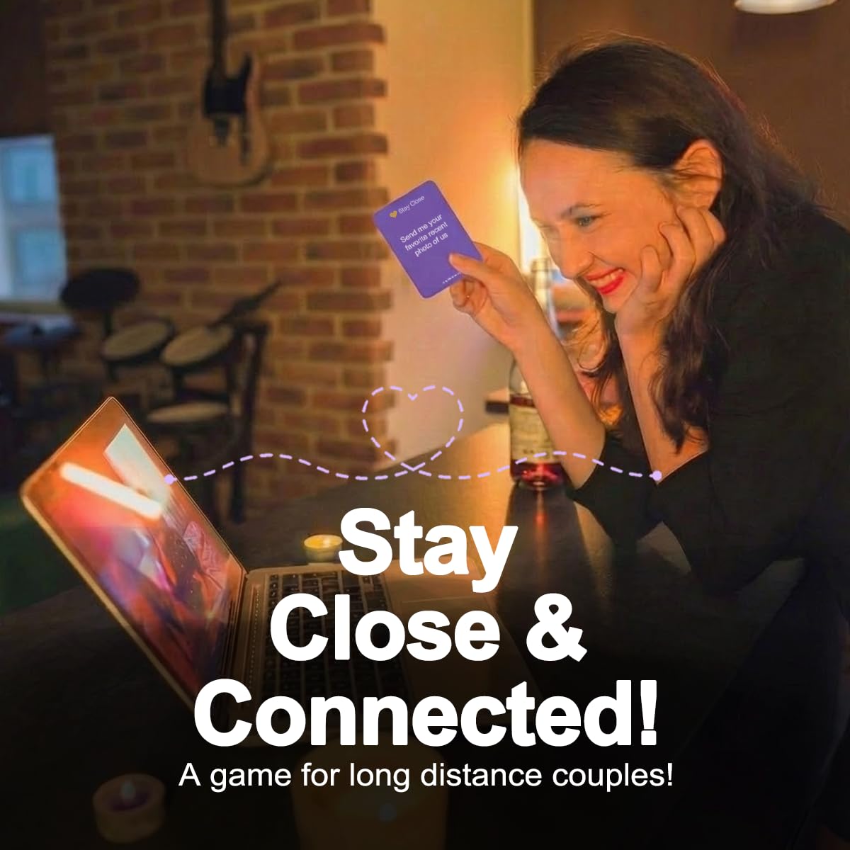 MY HERO CARDS: Long Distance Love Card Game — 150 Prompts for Couples