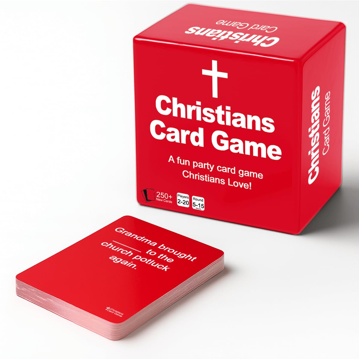 MY HERO CARDS Christians Card Game – Hilarious, Clean Party Game for Adults & Teens | 250+ Cards | 2–20 Players