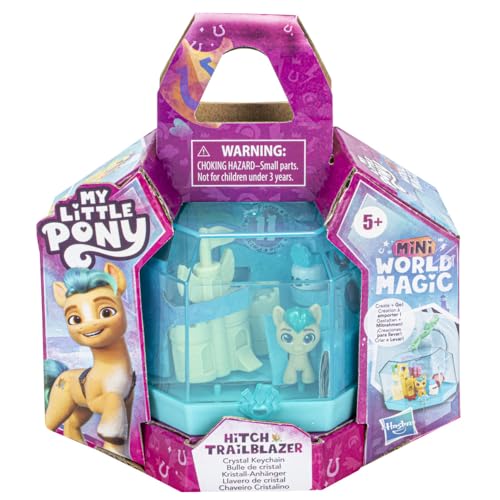 My Little Pony Mini World Magic Crystal Keychain — Hitch Trailblazer Portable Playset