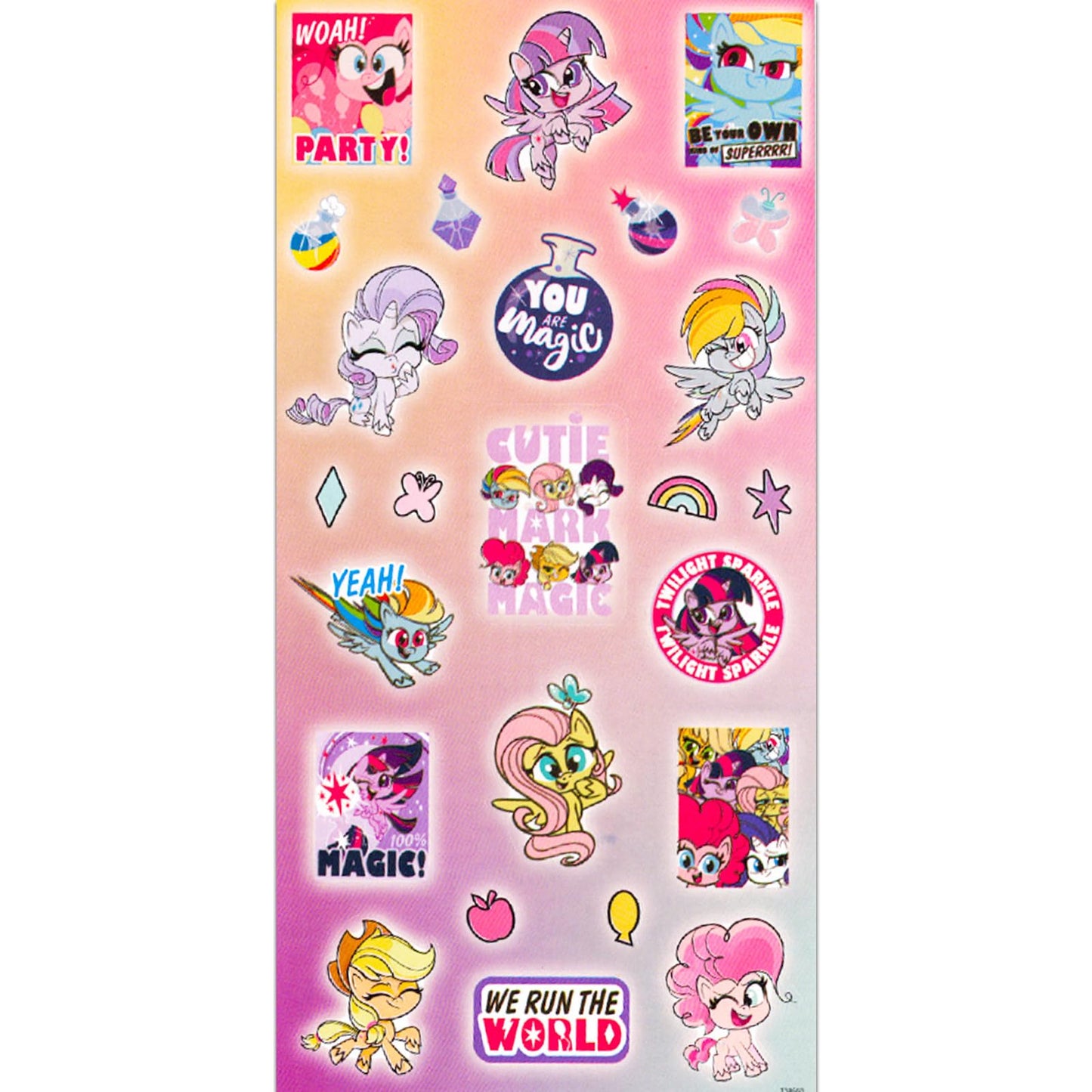 My Little Pony Coloring Book Bundle with Stickers – 2 Jumbo Books Featuring Rainbow Dash, Fluttershy & Pinkie Pie