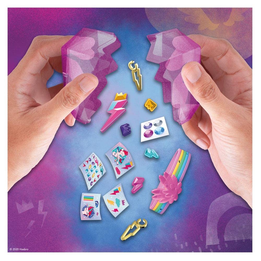 My Little Pony Crystal Adventure Zipp Storm – 3-Inch Figure with Surprise Accessories & Bracelet