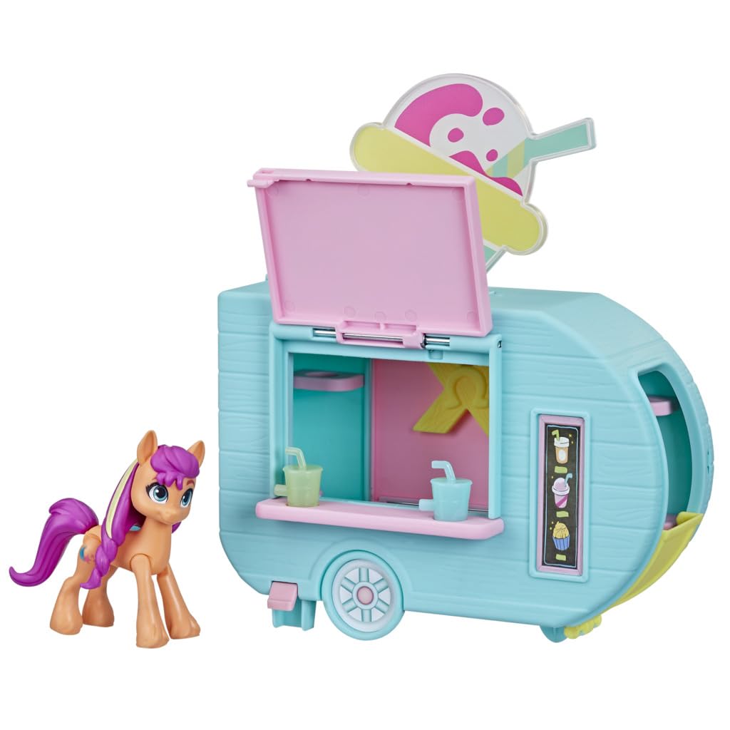 My Little Pony Sunny Starscout Smoothie Truck Playset – 2-in-1 Vehicle & Kitchen for Ages 5+