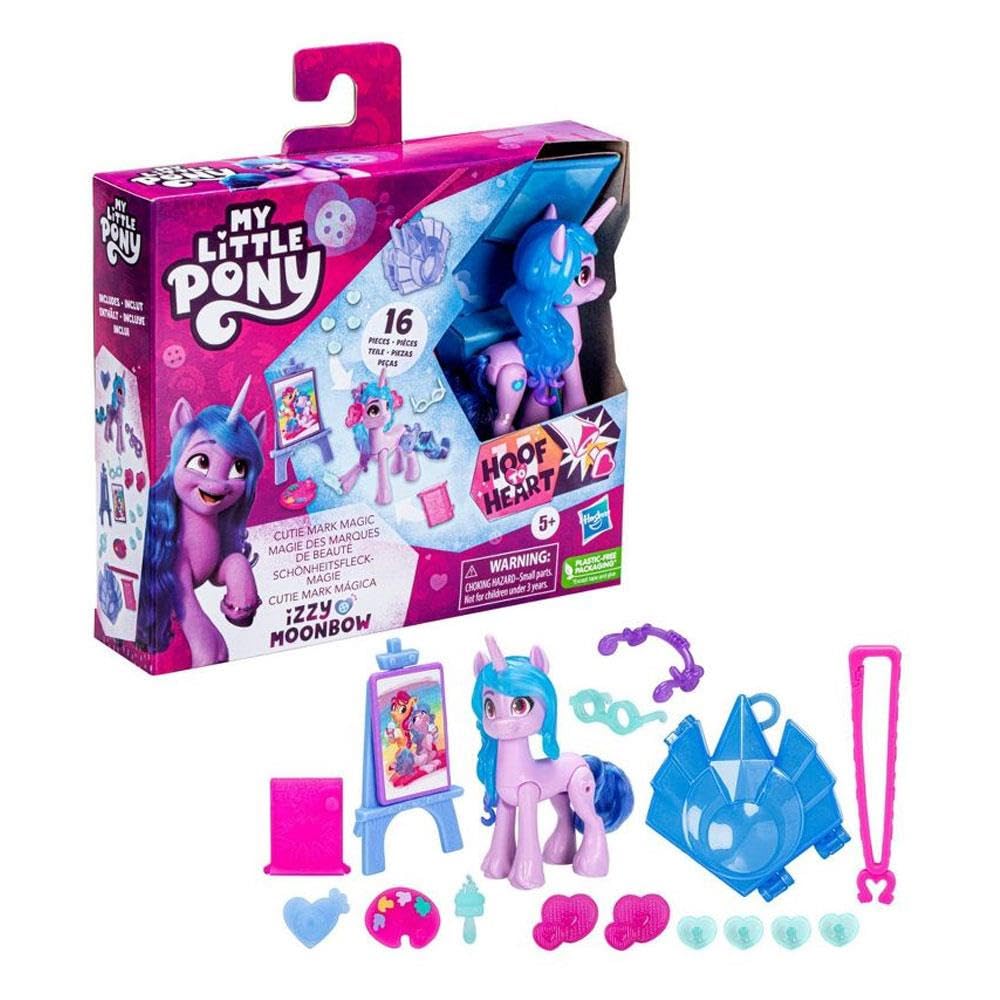 My Little Pony Izzy Moonbow 3-Inch Hoof to Heart Pony with Surprise Accessories